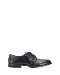 schwarze Leder Derby Schuhe von Leqarant