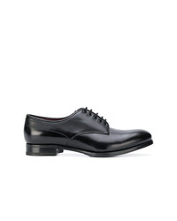 schwarze Leder Derby Schuhe von Lidfort