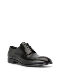 schwarze Leder Derby Schuhe von Bally