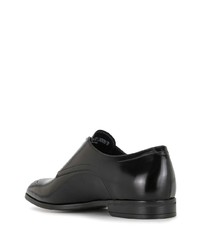 schwarze Leder Derby Schuhe von Bally