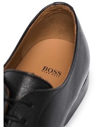 schwarze Leder Derby Schuhe von BOSS