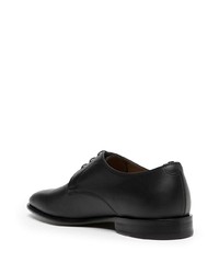 schwarze Leder Derby Schuhe von Hugo