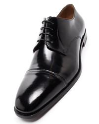 schwarze Leder Derby Schuhe von BOSS