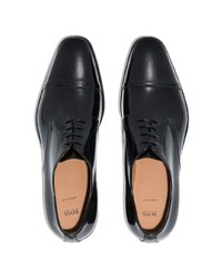 schwarze Leder Derby Schuhe von BOSS