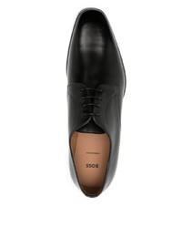 schwarze Leder Derby Schuhe von BOSS