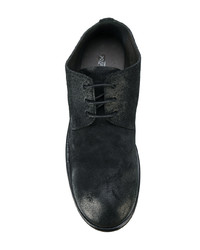 schwarze Leder Derby Schuhe von Marsèll