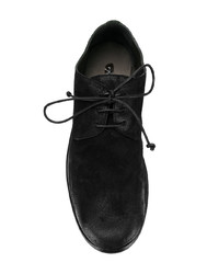 schwarze Leder Derby Schuhe von Marsèll