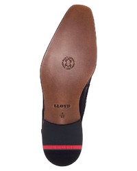 schwarze Leder Derby Schuhe von Lloyd