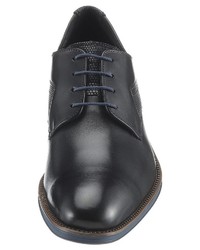 schwarze Leder Derby Schuhe von Lloyd