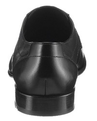 schwarze Leder Derby Schuhe von Lloyd