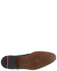 schwarze Leder Derby Schuhe von Lloyd