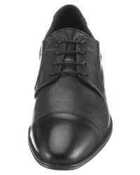 schwarze Leder Derby Schuhe von Lloyd