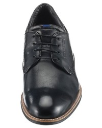 schwarze Leder Derby Schuhe von Lloyd