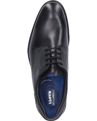 schwarze Leder Derby Schuhe von Lloyd