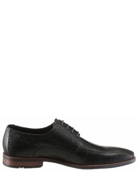 schwarze Leder Derby Schuhe von Lloyd