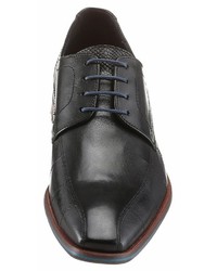 schwarze Leder Derby Schuhe von Lloyd