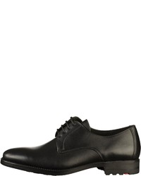 schwarze Leder Derby Schuhe von Lloyd