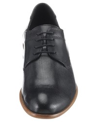 schwarze Leder Derby Schuhe von Lloyd