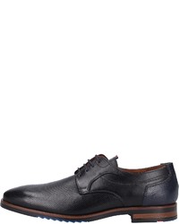 schwarze Leder Derby Schuhe von Lloyd