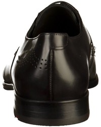 schwarze Leder Derby Schuhe von Lloyd