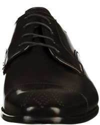 schwarze Leder Derby Schuhe von Lloyd