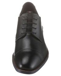 schwarze Leder Derby Schuhe von Lloyd