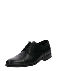 schwarze Leder Derby Schuhe von Lloyd