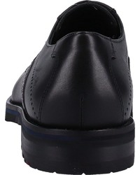 schwarze Leder Derby Schuhe von Lloyd