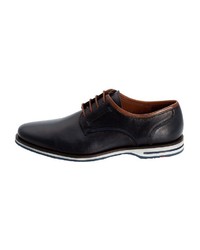 schwarze Leder Derby Schuhe von Lloyd