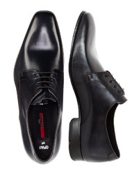 schwarze Leder Derby Schuhe von Lloyd