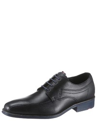 schwarze Leder Derby Schuhe von Lloyd