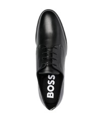 schwarze Leder Derby Schuhe von BOSS