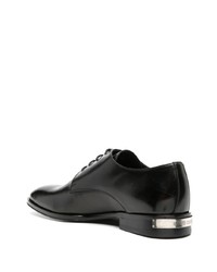 schwarze Leder Derby Schuhe von Roberto Cavalli