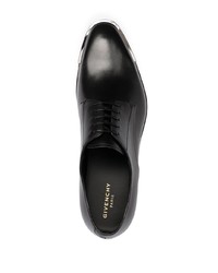 schwarze Leder Derby Schuhe von Givenchy