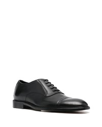 schwarze Leder Derby Schuhe von Sergio Rossi