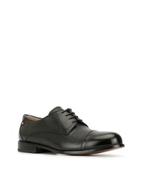 schwarze Leder Derby Schuhe von Bally