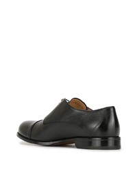 schwarze Leder Derby Schuhe von Bally