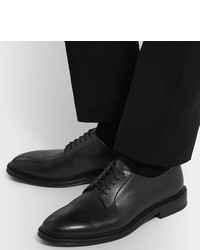 schwarze Leder Derby Schuhe von Mr P.