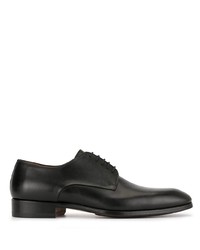 schwarze Leder Derby Schuhe von Magnanni