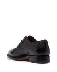 schwarze Leder Derby Schuhe von Bontoni