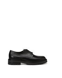 schwarze Leder Derby Schuhe von Marc O'Polo