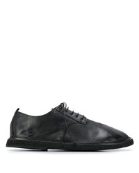 schwarze Leder Derby Schuhe von Marsèll