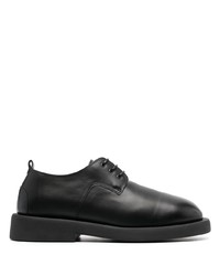 schwarze Leder Derby Schuhe von Marsèll