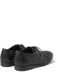 schwarze Leder Derby Schuhe von Marsèll