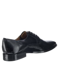 schwarze Leder Derby Schuhe von Melvin&Hamilton