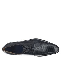 schwarze Leder Derby Schuhe von Melvin&Hamilton