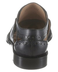 schwarze Leder Derby Schuhe von Melvin&Hamilton