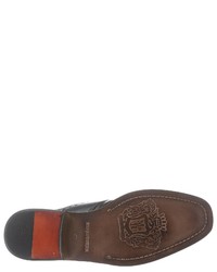 schwarze Leder Derby Schuhe von Melvin&Hamilton