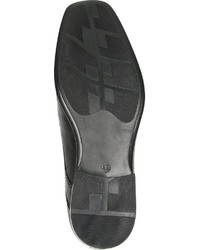 schwarze Leder Derby Schuhe von Mercedes