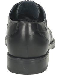 schwarze Leder Derby Schuhe von Mercedes